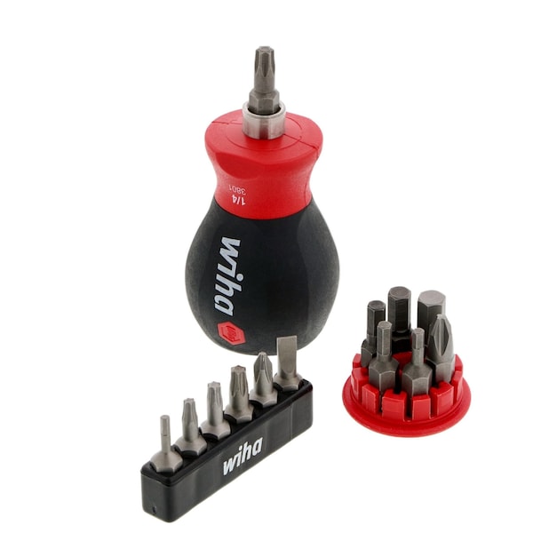 Wiha 14 Piece Stubby Bike Repair Multi-Driver 38083 - main